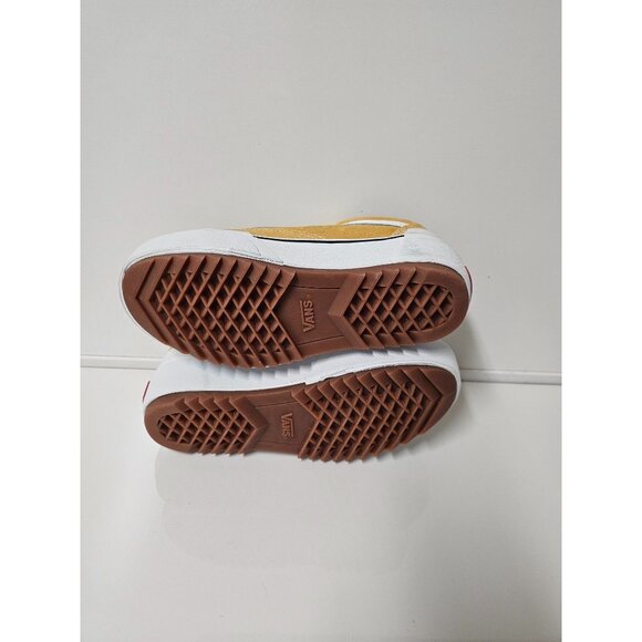 Vans Old Skool Stacked Platform Lift Shoe Sneaker Golden Yellow Womens Size 5.5 - Picture 6 of 8